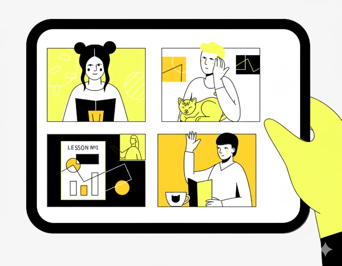 Contact illustration